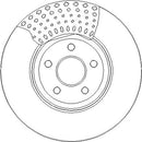 Disctech Brake Disc - Fits Ford - ABD3896 - Front Axle