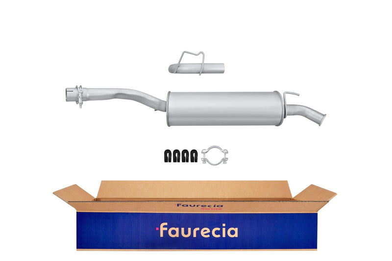 FAURECIA 8LD 366 036-301 Rear Muffler - Easy2Fit® Kit - fits VW POLO Coupe (86C, 80)