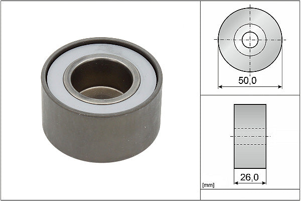 INA Deflection/Guide Pulley - V-Ribbed Belt - Part No - 532039220