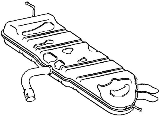 Klarius VW654A - Box With Tail Pipe