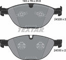 Textar Brake Pad Set - 2432801