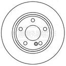 Borg & Beck Brake Disc Pair Part No -BBD5269