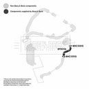 Borg & Beck Turbo Hose Part No -BTH1116