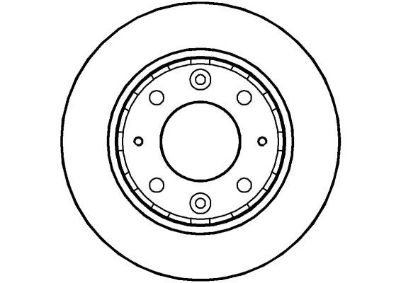 Disctech Brake Disc - Fits Kia - ABD2703 - Front Axle