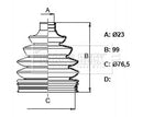 Borg & Beck Cv Joint Boot Kit Part No -BCB6376