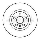 Borg & Beck Brake Disc Pair Part No -BBD5095