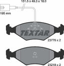 Textar Brake Pad Set - 2377601