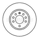 Borg & Beck Brake Disc Pair Part No -BBD5082