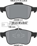 Textar Brake Pad Set - 2433901