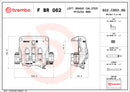 Brembo F BR 062 LCV brake calipers for commercial vehicles - FBR062