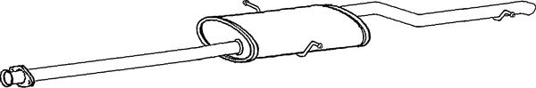 Klarius MZ415J - Box With Tail Pipe  - Fits Mercedes A140 1.4i