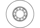 Disctech Brake Disc - Fits Mercedes-benz - ABD2675 - Front Axle