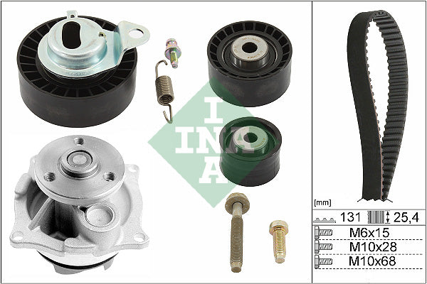 INA Water Pump & Timing Belt Set - Part No - 530010231