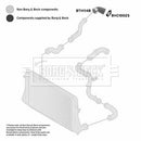 Borg & Beck Turbo Hose Part No -BTH1148