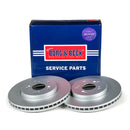 Borg & Beck Brake Disc Pair Part No -BBD4639