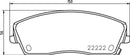 Mintex Brake Pad Set fits -Chrysler Dodge MDB3821 (also fits other vehicles)
