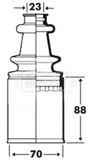 Borg & Beck Cv Joint Boot Kit Part No -BCB2913