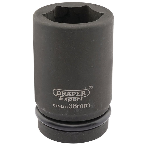 Expert HI-TORQ 6 Point Deep Impact Socket, 1" Sq Dr, 38mm