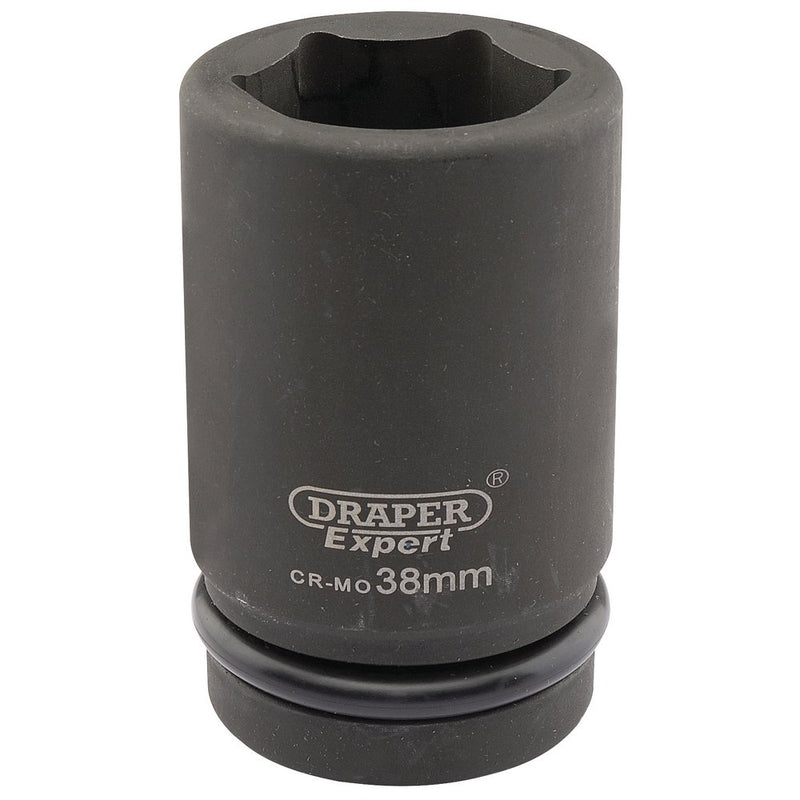 Expert HI-TORQ 6 Point Deep Impact Socket, 1" Sq Dr, 38mm