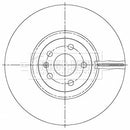 Borg & Beck Brake Disc Single Part No -BBD6165S