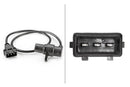HELLA 6PU 009 163-831 Sensor, crankshaft pulse - 12V - 3-pin connector