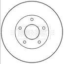 Borg & Beck Brake Disc Pair Part No -BBD5195