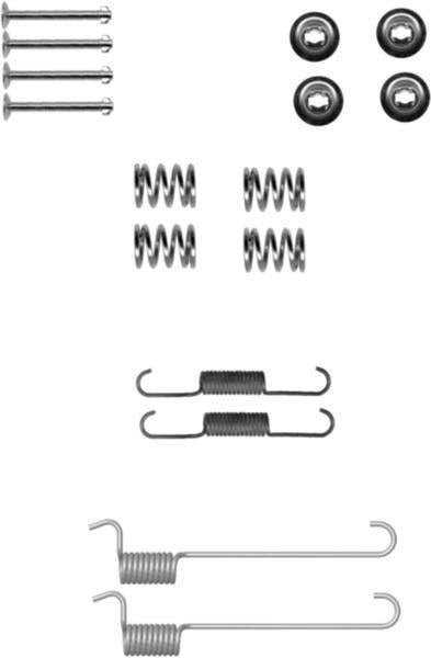 Mintex Brake Fitting Kit fits -Nissan MBA848 (also fits other vehicles)