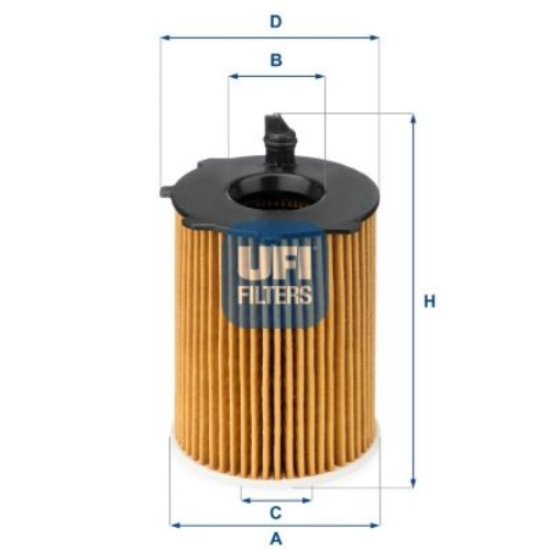 UFI Oil Filter - Ch12141Eco - 25.037.00