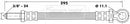 Borg & Beck Brake Hose Part No -BBH6529