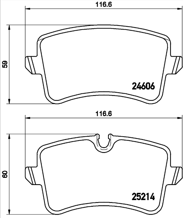 Brembo Brake Pad Set - P85119