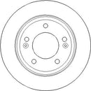 Disctech Brake Disc - Fits Jaguar - ABD3407 - Rear Axle