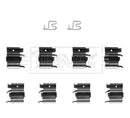 Borg & Beck Fitting Kit - Pads Part No -BBK1205
