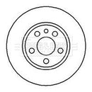 Borg & Beck Brake Disc Pair Part No -BBD4079