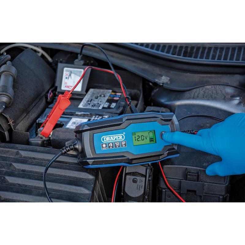 12V Smart Charger and Battery Maintainer - 4A
