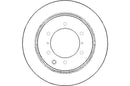 Disctech Brake Disc - Fits Hyundai, Mercedes-benz - ABD3044 - Rear Axle