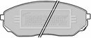 Borg & Beck Front Brake Pad Set -BBP1874