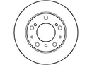 Disctech Brake Disc - Fits Alfa romeo, Mazda - ABD2884 - Front Axle