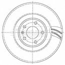 Borg & Beck Brake Disc Single Part No -BBD6147S
