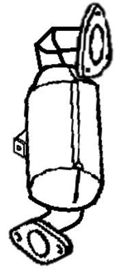 Klarius 325291 - Catalyst Type Approved  - Fits Suzuki SX4 1.4i T (JY)