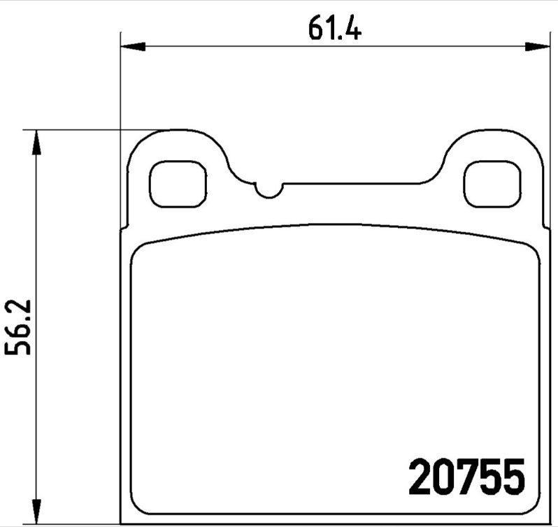 Brembo Brake Pad Set - P86002