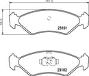 Ford Mazda Brake Pad Set - Padtech PAD1884