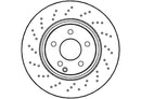 Disctech Brake Disc - Fits Mercedes-benz - ABD2727 - Front Axle