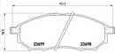 Brembo Brake Pad Set - P56058