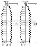 First Line Steering Gaiter Kit Part No -FSG3352