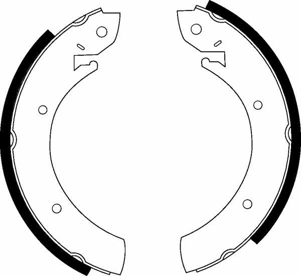 Mintex Brake Shoes fits -Daewoo Ford Hyundai Nissan Opel Renault Vauxhall MGR48 (also fits other vehicles)