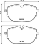 Brembo Brake Pad Set - P85187