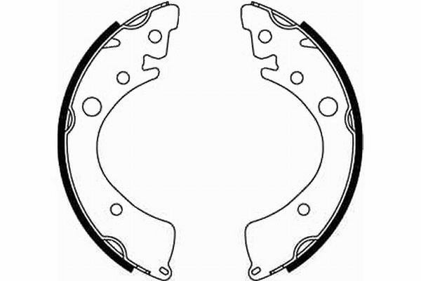 Mintex Brake Shoes fits -Honda MFR206 (also fits other vehicles)
