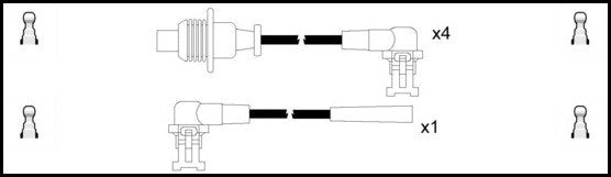 ElectroSpark Ignition Lead Set - OEK080
