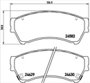 Brembo Brake Pad Set - P49039