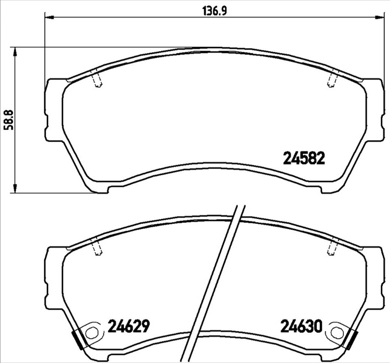 Brembo Brake Pad Set - P49039